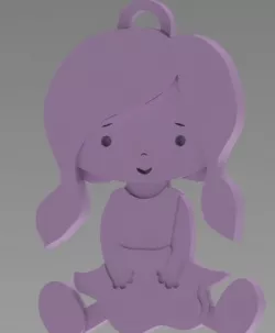 Doll Keychain / Llavero de muñeca