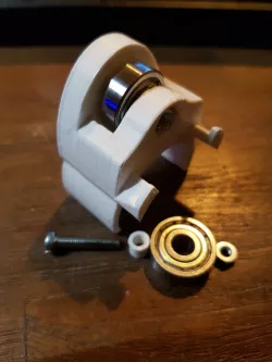 Filament holder with bearring