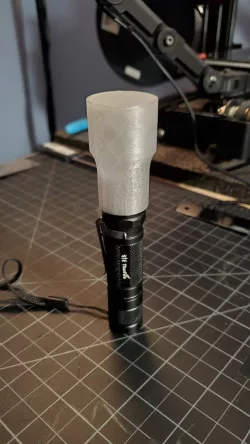 Flashlight diffuser