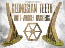 Geonosian Teeth - Anti-Walker Barriers
