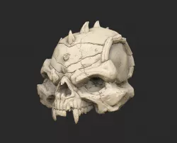 Giant Demon Skull