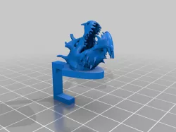 Green Dragon Head Mount