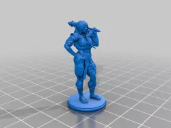 Half Orc / Ogre Female Warrior