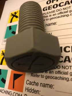 Hollow M24 bolt for Geocaching