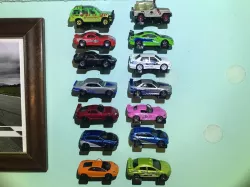 Hotwheels 1:64 wall mount display