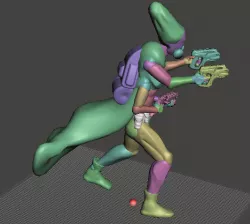 Kasathas female soldier  starfinder