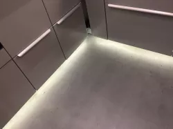 Kitchen baseboard LED light