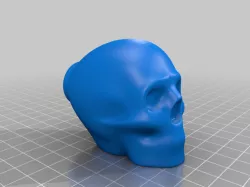 Lisa the printable skull - Knob