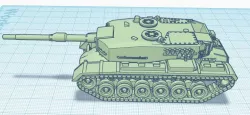 M48 Leopard Tank Easy Print