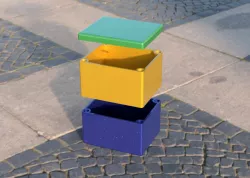 Magnetic box 50x60x40mm