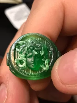 Medusa Head Ring