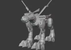 Metal Garurumon - Digimon (See Description!)