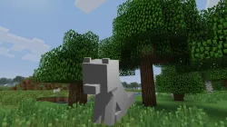 Minecraft sitting Fox