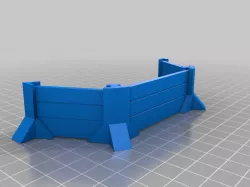 Modular Wall and Barricade System for Wargames
