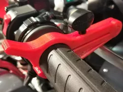 Motorcycle throttle lock (for heated grips 33,5 mm)
