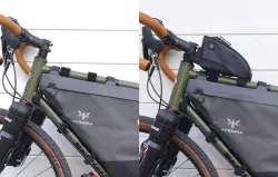 Norco Search XR-S top tube bag anti-roll mount