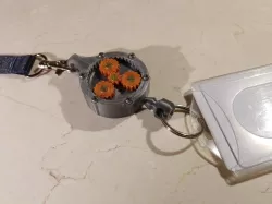Planetary Gearset Retractable Keychain Model 2