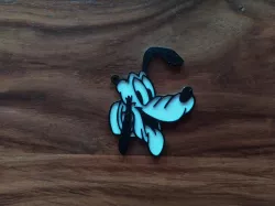 Pluto (head) Keychain