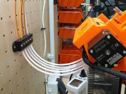 Prusa i3mk3 MMU2 teflon tube inlet wall mount
