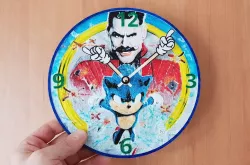 Reloj Sonic 3D