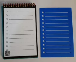 Rocketbook Mini Checklist Stencil