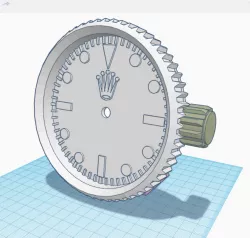 Rolex table clock