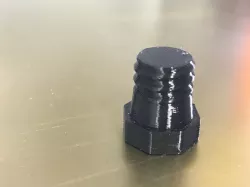 Screw-in lightbulb socket filler blank for E12/candelabra base