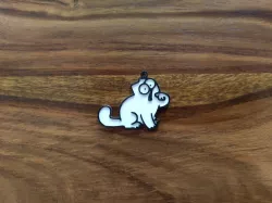 Simon's Cat (hungry) Keychain