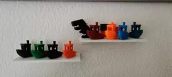 Small Shelf for small prints - Tesa Powerstrips