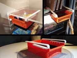 Smart Storage, the slide-out hanging basket