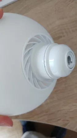 Socket adapter for sphere lamp shade