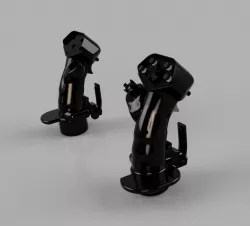 Star Fighter T16000 grips. 
