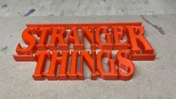 Stranger Things frame with lights 