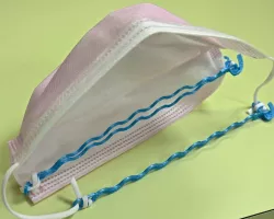 Surgical mask change to tie on type 口罩帶扣-改為縛帶式