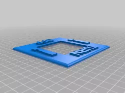 SWITCH OFF - Light switch plate.