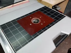 Triton router table plate insert and additional Bosch GTS10 XC plate