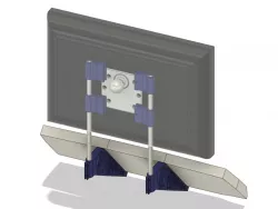 VESA Keyboard holder