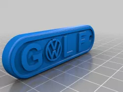 Vw Golf keychain