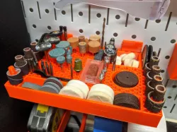 Wall Control - Dremel bit holder mashup