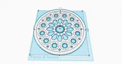 Western rose window of Chartres Cathedral / Rosone della Cattedrale di Chartres