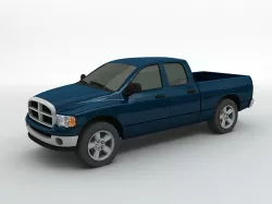  2004 Dodge Ram 1500 Pickup Quad Cab 3D model