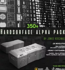 350 Hardsurface Alpha Pack Texture