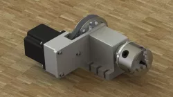 4th Axis CNC + lathe chuck 80mm. 