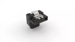 90 Degree Latching SATA Data Plug 3D model