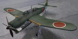 Aichi B7A2 Rjusei - aka Grace 3D model