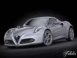 Alfa Romeo 4C 3D model