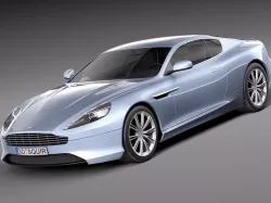 Aston Martin DB9 2013 3D model