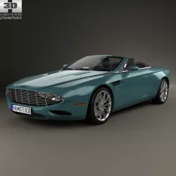 Aston Martin DB9 Spyder Zagato Centennial 2014 3D model