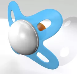 Baby Pacifier Low-poly  3D model