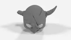 Battle Helmet Low-poly  3D model
